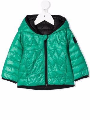 BOSS Kidswear reversible puffer jacket - Green