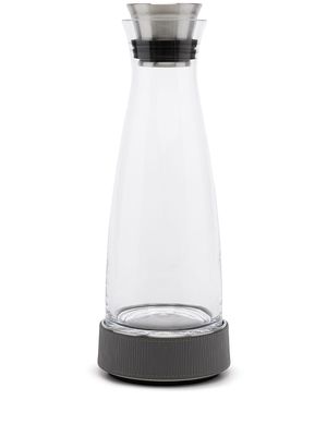 Pinetti leather-trim water bottle - Grey