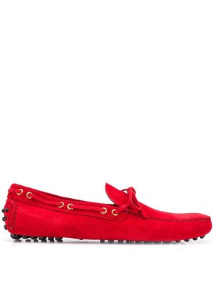 Car Shoe logo boat shoes - Red