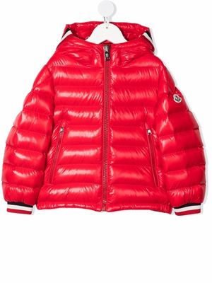 Moncler Enfant Alberic hooded down jacket - Red