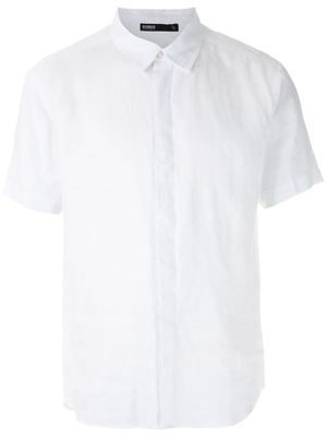 Handred linen short sleeves shirt - White