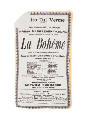 Fornasetti 'La Bohème' dish - Grey