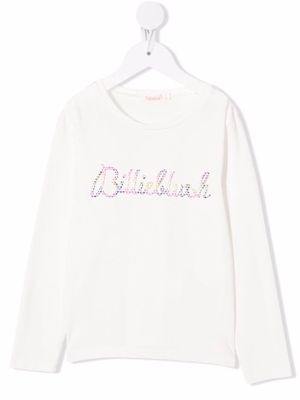 Billieblush logo-print cotton T-Shirt - Neutrals
