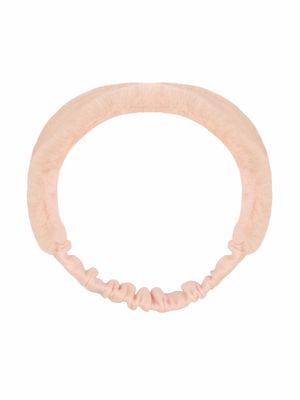 Lapin House faux-fur elasticated headband - Pink
