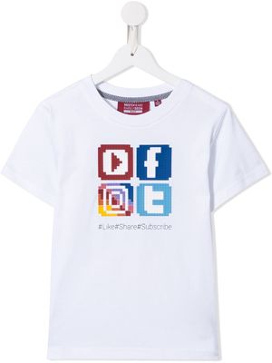 Mostly Heard Rarely Seen 8-Bit social media T-shirt - White