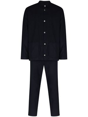 Desmond & Dempsey brushed finish pyjama set - Blue