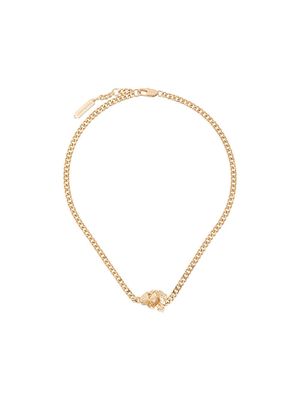 Coup De Coeur Rock curb chain necklace - Gold