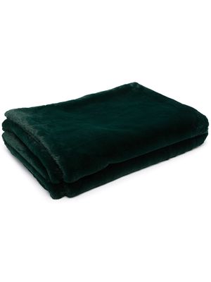 Apparis Brady faux-fur blanket - Green