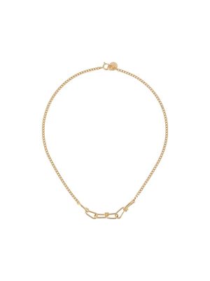 Annelise Michelson wire chain gourmette necklace - Gold