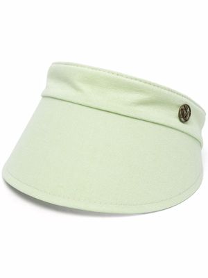 Maison Michel curve-peak sun hat - Neutrals