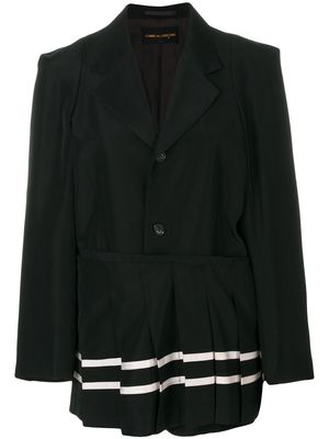 Comme Des Garçons Pre-Owned 1980s skirted jacket - Black