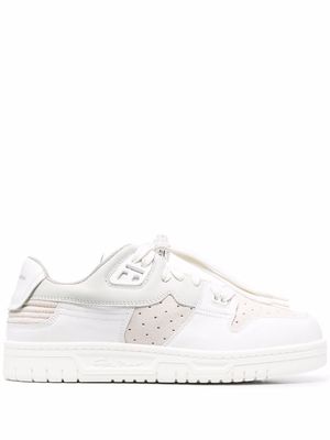 Acne Studios perforated-detail low top sneakers - White
