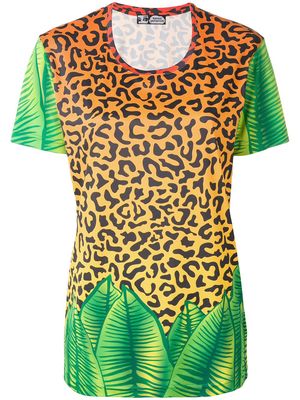 Kansai Yamamoto Pre-Owned 1980s leopard-print T-shirt - Orange