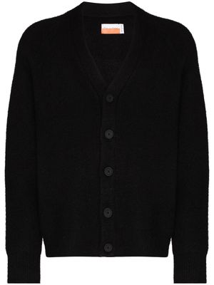Heron Preston for Calvin Klein button-up knitted cardigan - Black