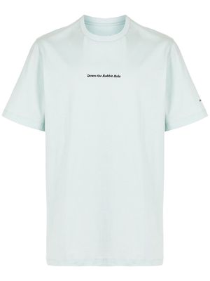OAMC slogan-print cotton T-shirt - Blue
