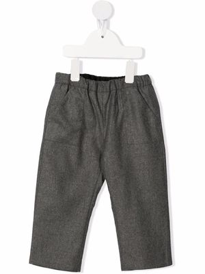 Bonpoint slim-cut tailored trousers - Grey