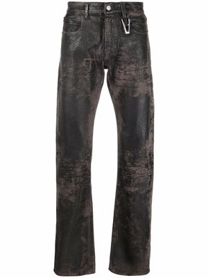 1017 ALYX 9SM faded-effect straight-leg jeans - Black