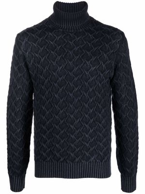 Circolo 1901 cable-knit jumper - Blue