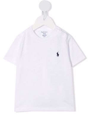 Ralph Lauren Kids Polo Pony logo cotton T-shirt - White