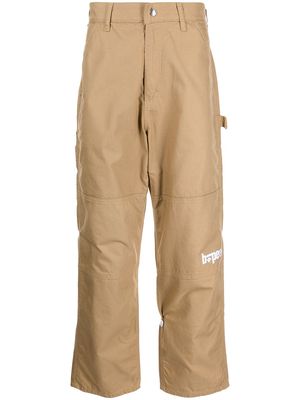 A BATHING APE® straight leg cargo trousers - Brown