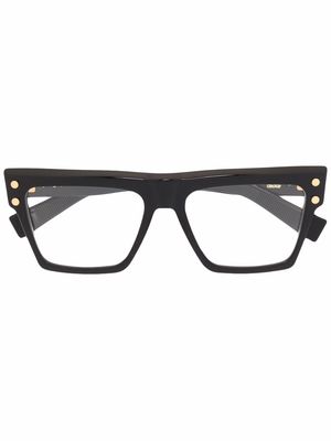 Balmain Eyewear square-frame glasses - Black