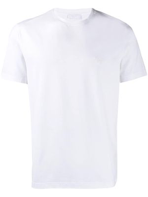 Prada embroidered logo T-shirt - White