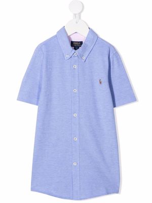 Ralph Lauren Kids Polo Pony button-down shirt - Blue