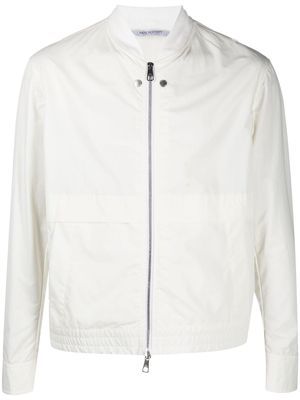 Neil Barrett zip-up bomber jacket - White