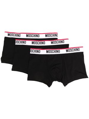 Moschino logo waistband boxers set - Black