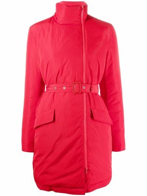 Love Moschino padded high-neck coat - Red