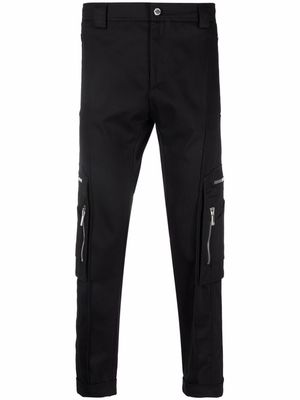 Les Hommes zip-pocket straight-leg trousers - Black
