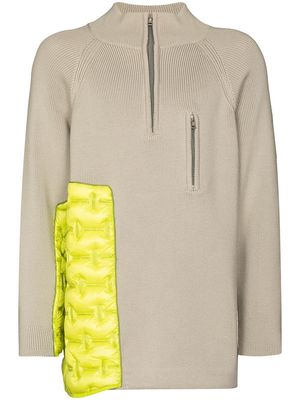 Robyn Lynch x Columbia quilted-panel jumper - Grey