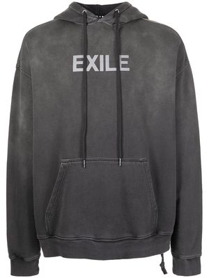 Ksubi exile biggie cotton hoodie - Grey