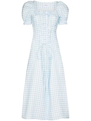 Sleeper Marquise gingham dress - Blue