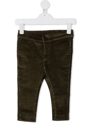 La Stupenderia stretch-fit corduroy trousers - Green