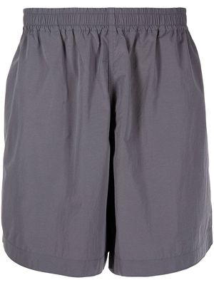 Thom Browne elasticated waistband track shorts - Grey