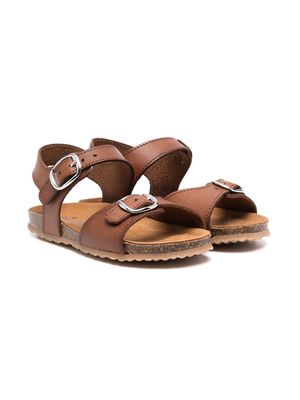 Pépé Kids Joyce double-buckle sandals - Brown