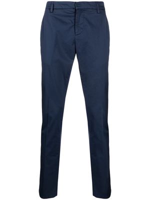 DONDUP cropped slim-fit chinos - Blue