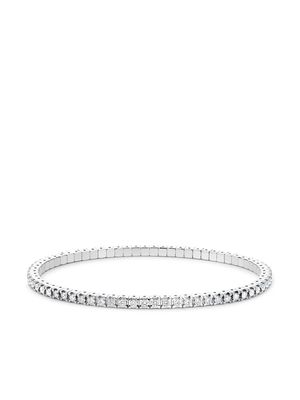 Pragnell 18kt white gold diamond expandable bracelet - Silver