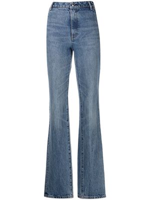 Alexander Wang high-waist bootcut jeans - Blue