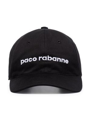 Paco Rabanne logo baseball cap - Black