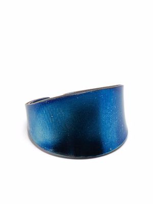 ALBERT COLL Clepsidra titanium ring - Blue