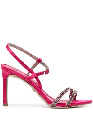 Sam Edelman crystal-embellished 100mm heeled sandals - Pink