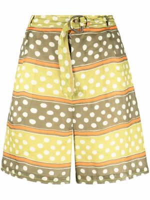 Marni polka-dot print shorts - Green