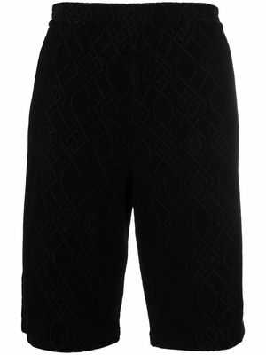 Koché patterned-jacquard Bermuda shorts - Black
