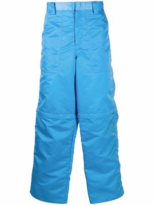 AMBUSH straight-leg cargo trousers - Blue