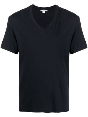 James Perse short-sleeve v-neck T-shirt - Blue