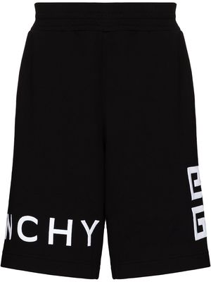 Givenchy brushed logo track shorts - Black