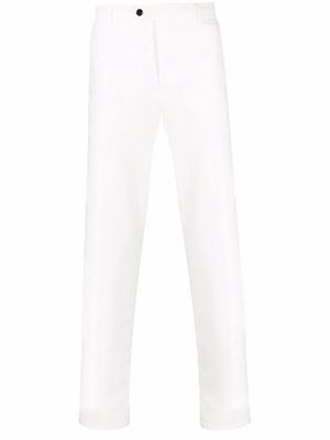 Philipp Plein long zip-front trousers - White