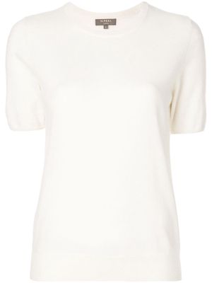 N.Peal cashmere round neck T-shirt - Neutrals